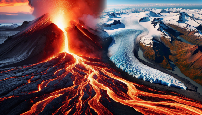 Fire and Ice: The Spectacular Landscapes of Earth’s Volcanoes and Glaciers